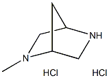 (1R,4R)-2-Methyl-2,5-diaza-bicyclo[2.2.1]heptane dihydrochloride Structure