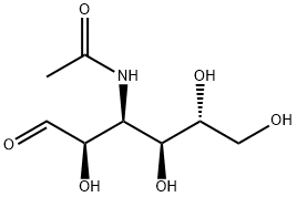 3-ACETAMIDO-3-DEOXY-D-GLUCOSE Structure
