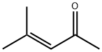 4-メチル-3-ペンテン-2-オン 化学構造式