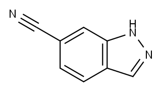 1H-INDAZOLE-6-CARBONITRILE Structure