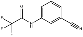 AcetaMide, N-(3-cyanophenyl)-2,2,2-trifluoro- Structure