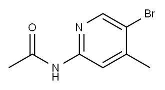 2-ACETAMIDO-4-METHYL-5-BROMOPYRIDINE Structure