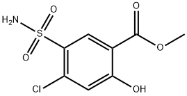 4-Chloro-2-methoxy-5-sulfamoylbenzoic acid Struktur