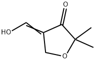 3(2H)-Furanone, dihydro-4-(hydroxymethylene)-2,2-dimethyl- (9CI) 结构式