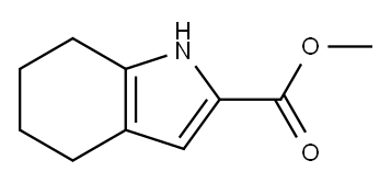 1H-Indole-2-carboxylic acid, 4,5,6,7-tetrahydro-, Methyl ester Structure