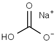 炭酸水素ナトリウム  化学構造式