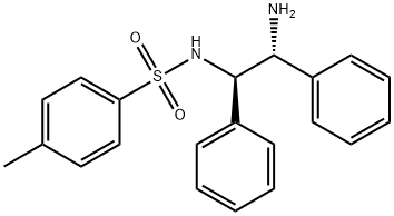 (R,R)-N-(2-アミノ-1,2-ジフェニルエチル)-p-トルエンスルホンアミド 化学構造式