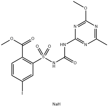 甲基碘磺隆钠盐 结构式