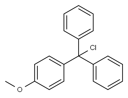 4-Methoxytriphenylmethyl chloride Structure