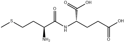 N-L-メチオニル-L-グルタミン酸 化学構造式