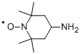 4-Amino-TEMPO, free radical Struktur