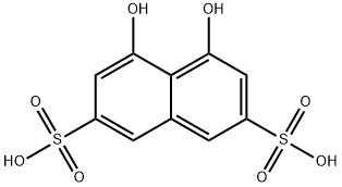 1,8-Dihydroxynaphthylene-3,6-disulfonic acid Struktur