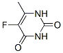 2,4(1H,3H)-Pyrimidinedione, 5-fluoro-6-methyl- (9CI) Structure
