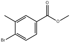 4-ブロモ-3-メチル安息香酸メチル 化学構造式