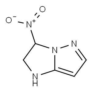 1H-Imidazo[1,2-b]pyrazole,  2,3-dihydro-3-nitro- Structure