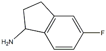 1H-Inden-1-amine,5-fluoro-2,3-dihydro-,(-)-(9CI) Structure