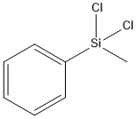 Dichloromethylphenylsilane Struktur