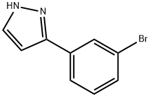 5-(3-BROMO-PHENYL)-1H-PYRAZOLE Structure