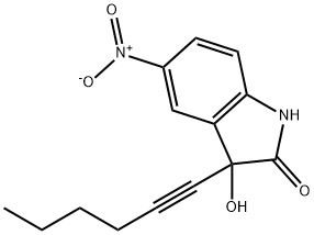 3-(1-Hexynyl)-3-hydroxy-5-nitro-2-indolinone|