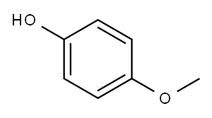 对羟基苯甲醚, 150-76-5, 结构式