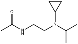 Acetamide,  N-[2-[cyclopropyl(1-methylethyl)amino]ethyl]- Structure