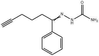 5-Hexynophenone, semicarbazone Structure