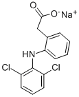 (o-(-2,6-Dichloranilino)phenyl)-essigsäure, Natrium-Salz