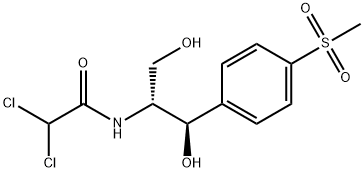 チアンフェニコール 化学構造式