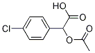 2-Acetoxy-2-(4-chlorophenyl)acetic Acid Structure