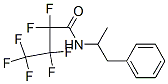 2,2,3,3,4,4,4-Heptafluoro-N-(1-methyl-2-phenylethyl)butanamide Structure