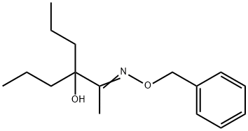 2-Hexanone, 3-hydroxy-3-propyl-, O-(phenylmethyl)oxime|