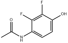 Acetamide,  N-(2,3-difluoro-4-hydroxyphenyl)- Structure