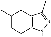 1H-Indazole,  4,5,6,7-tetrahydro-3,5-dimethyl- Structure