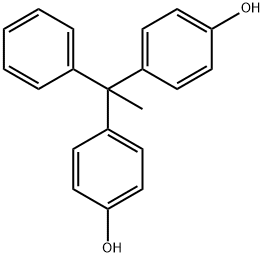 4,4'-(1-Phenylethylidene) biphenol Struktur