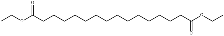 Hexadecanedioic acid diethyl ester Structure