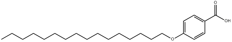4-十六烷氧基苯甲酸, 15872-48-7, 结构式