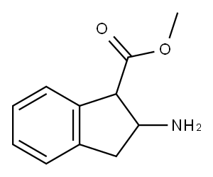 1H-Indene-1-carboxylicacid,2-amino-2,3-dihydro-,methylester(9CI) Structure