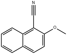 2-甲氧基-1-萘腈, 16000-39-8, 结构式
