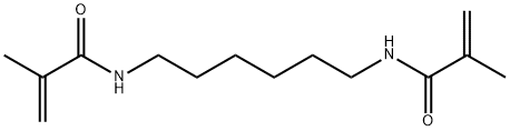 N,N′-六亚甲基双(甲基丙烯酰胺), 16069-15-1, 结构式