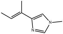 1H-Imidazole,1-methyl-4-(1-methyl-1-propenyl)-,(E)-(9CI)|