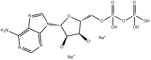 Adenosine-5'-diphosphate disodium salt Struktur