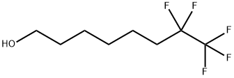 6-(ペンタフルオロエチル)ヘキサン-1-オール 化学構造式