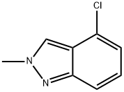 2H-INDAZOLE, 4-CHLORO-2-METHYL- Structure