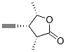 2(3H)-Furanone, 4-ethynyldihydro-3,5-dimethyl-, [3R-(3alpha,4alpha,5alpha)]- (9CI) Structure