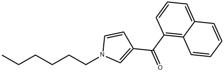 1-Hexyl-3-(1-naphthoyl)pyrrole Structure