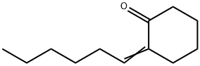 2-hexylidenecyclohexan-1-one Structure