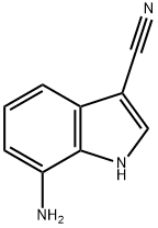 1H-Indole-3-carbonitrile, 7-aMino- Structure