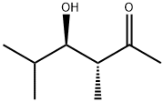 2-Hexanone, 4-hydroxy-3,5-dimethyl-, [R-(R*,R*)]- (9CI) Structure