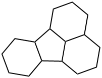 Hexadecahydrofluoranthene Structure