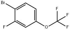 1-Bromo-2-fluoro-4-(trifluoromethoxy)benzene Struktur
